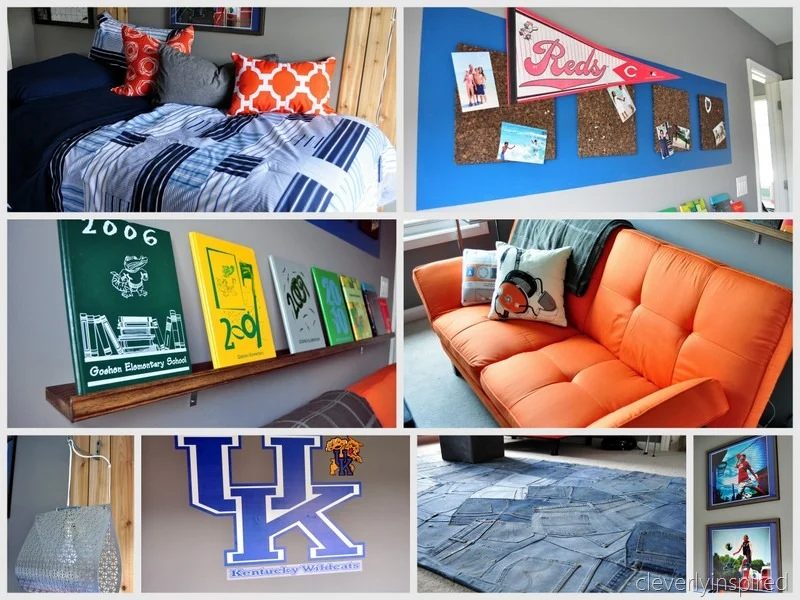 colorful boys bedroom makeover, cleverly inspired @Bekob