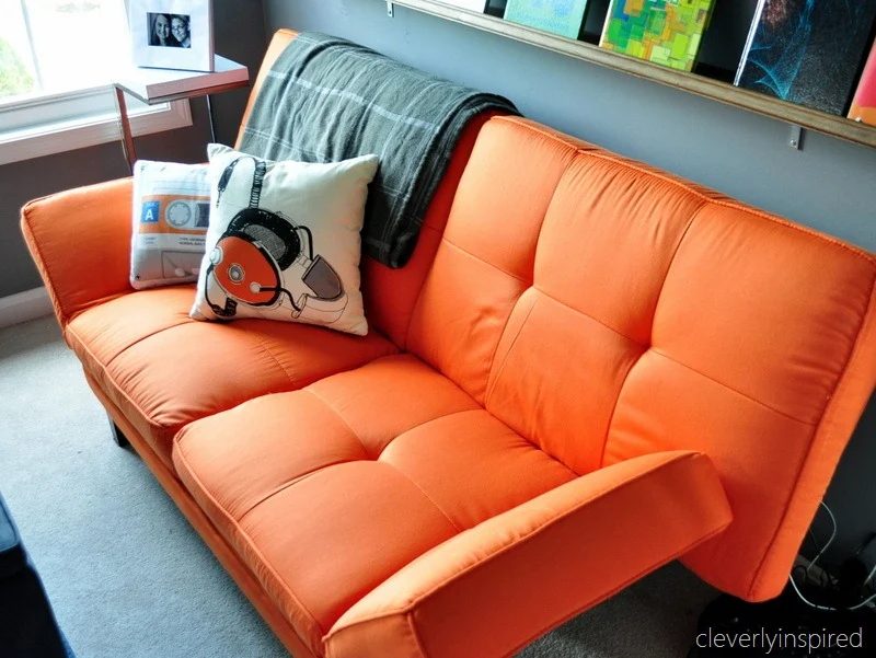 best couch for boys room makeover folds out for guests, cleverly inspired @Bekob