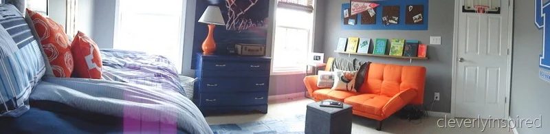 gray and orange boys room colorful remodel cool orange couch, cleverly inspired @Bekob
