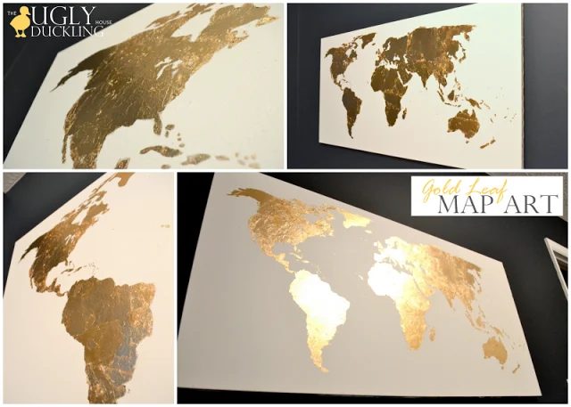 Ugly Duckling House gilded map