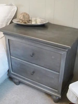 Freckled Laundry zinc nightstand