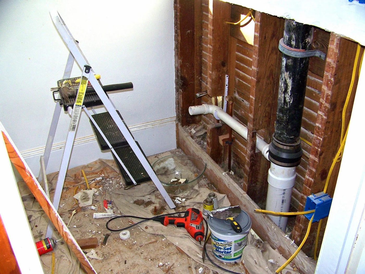 complete bathroom remodel 02, Seesaws and Sawhorses on Bekob