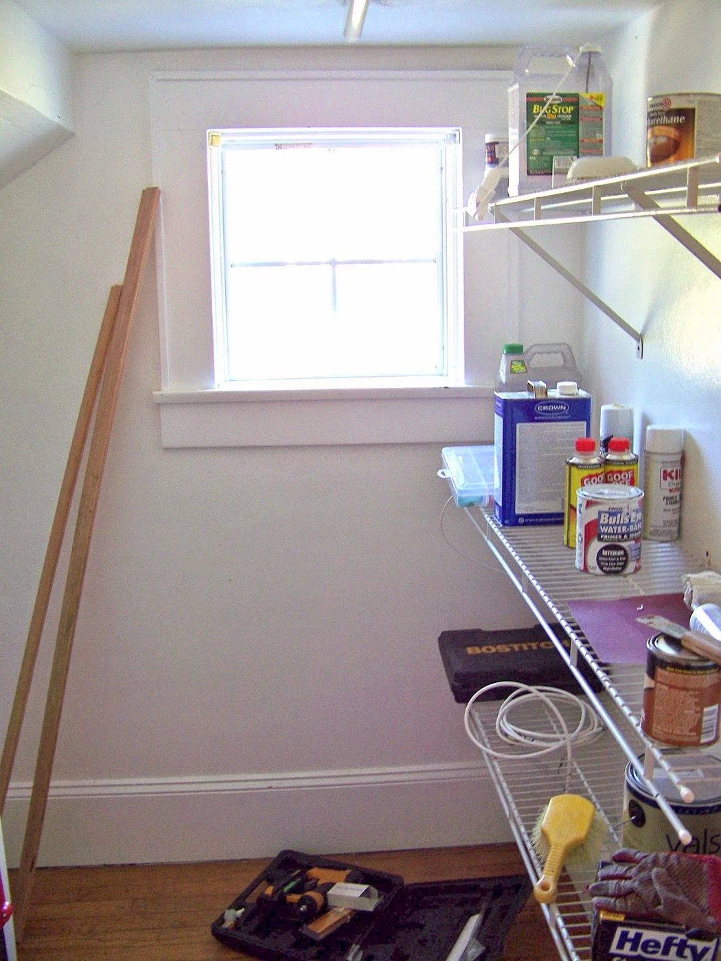 storage closet into half bathroom, Seesaws and Sawhorses on Bekob
