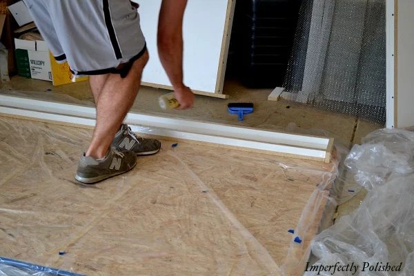 Handmade Concrete Countertops And Molding, Building The Frames For The Concrete, By Imperfectly Polished Featured On @Bekob