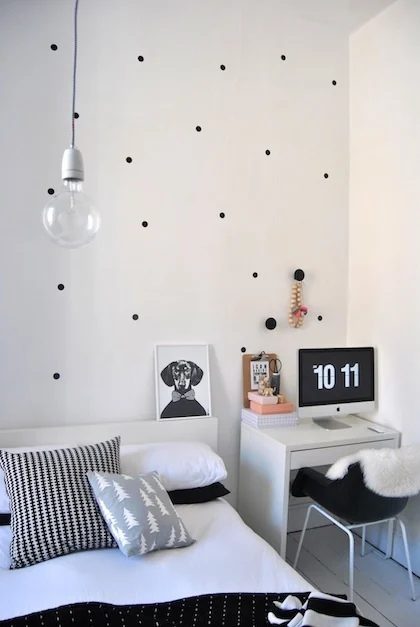 ploka dot wall