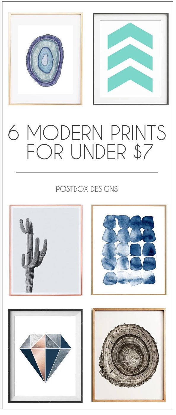 Postbox Designs: 6 Tips to Decorating with Color in your Living Room Design, 6 modest-cost Modern Artwork Prints