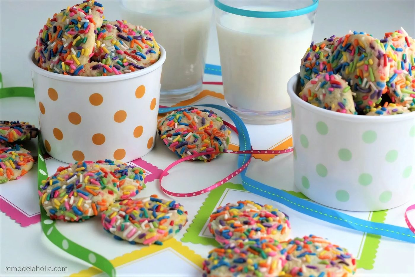 Homemade Rainbow Sprinkle Funfetti Cookie Recipe From Scratch Bekob 022850