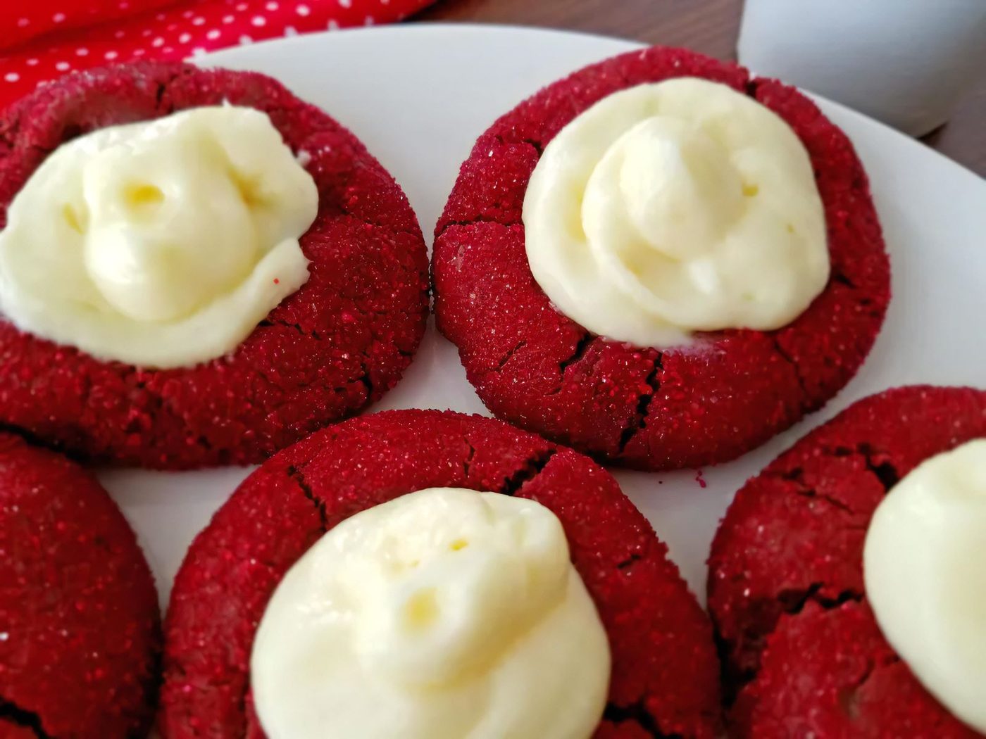 Red Velvet Thumbprint Cookies 022759