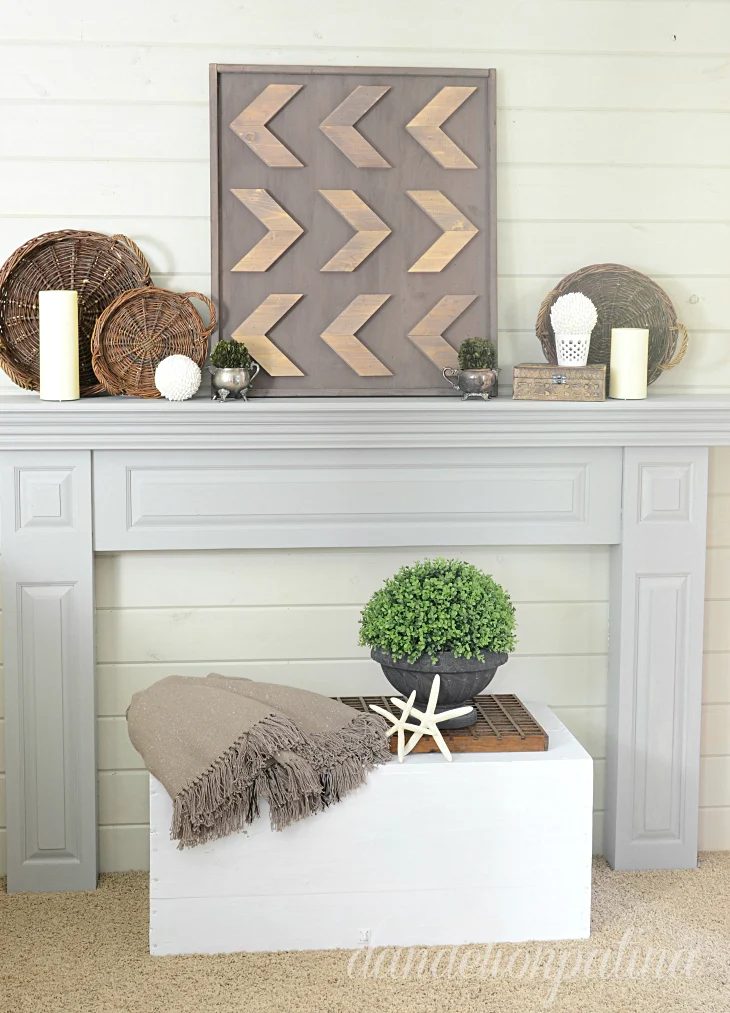 rustic arrow art Handmade Dandelion Patina