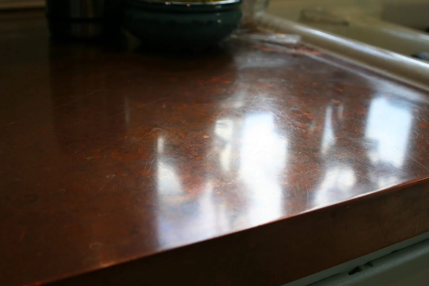 After Cleaning And Polishing With Wax Care And Mainenance Of Copper Countertops