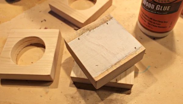 copper & wood candle holder step 3