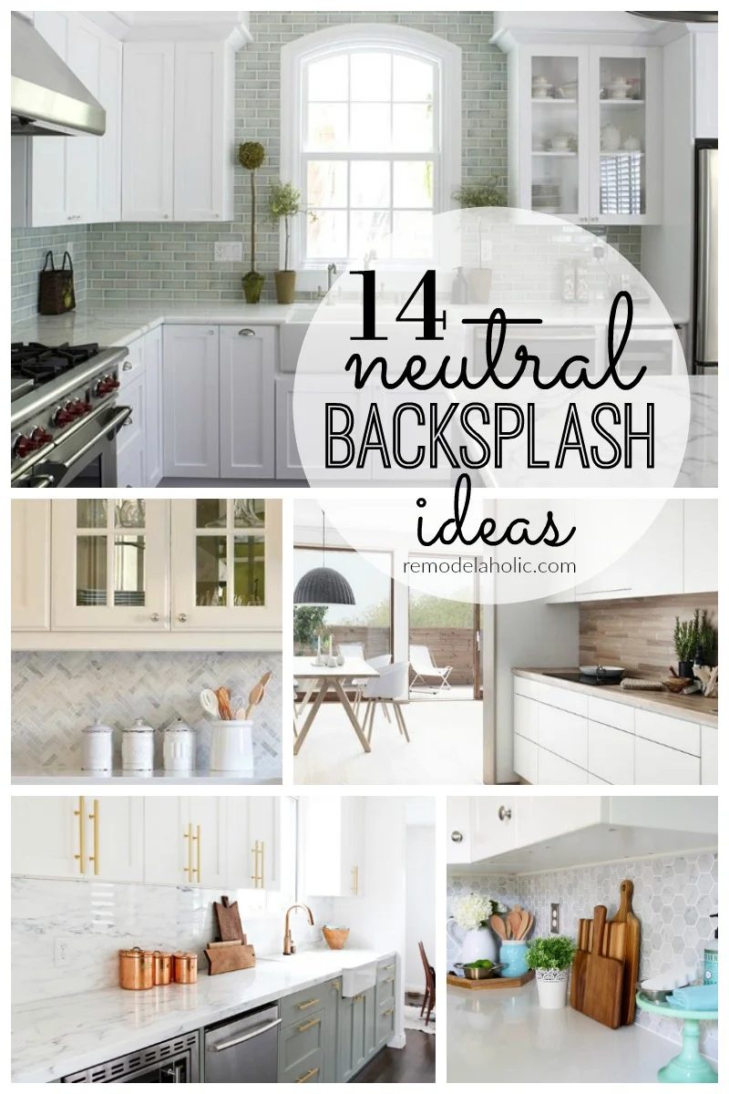 14 Neutral Backsplash options featured on Bekob.com