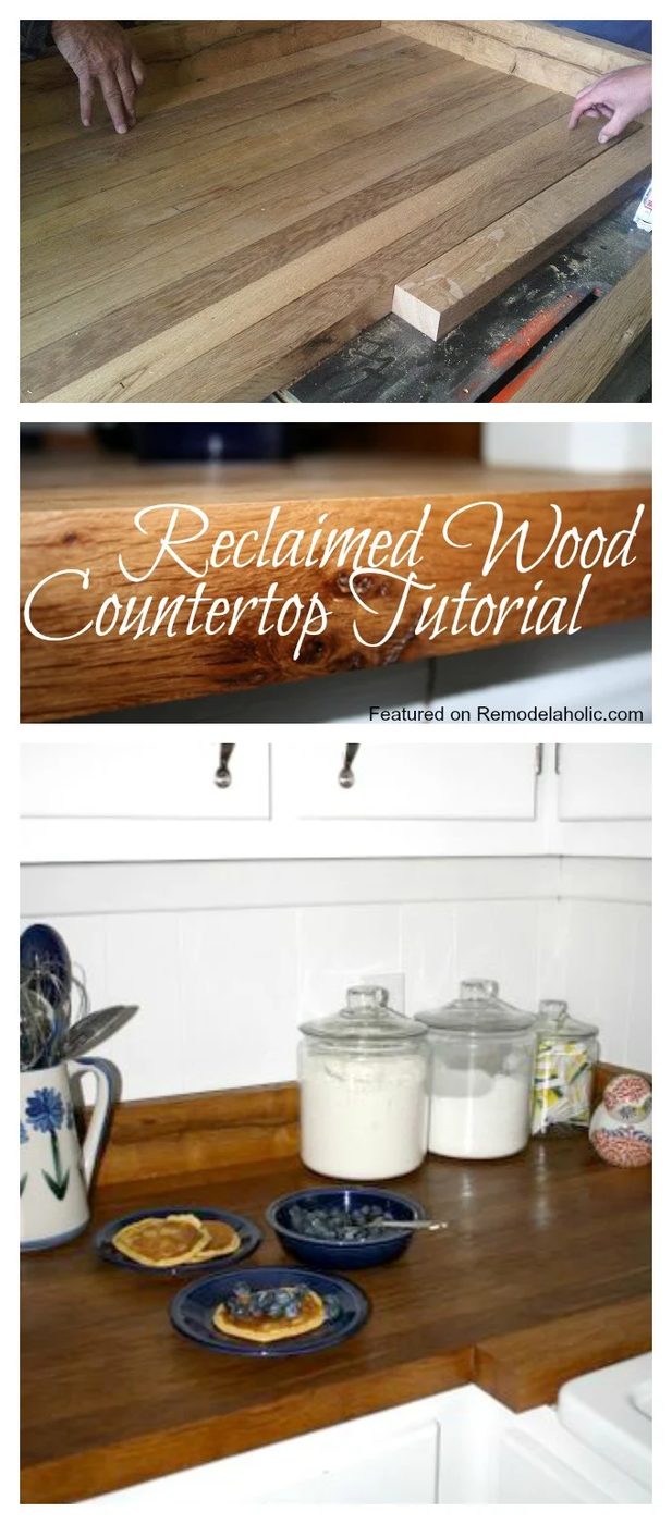 Reclaimed Wood Countertop walkthrough