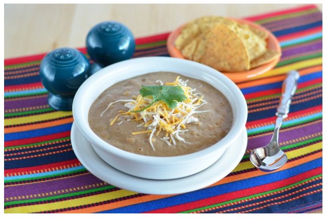 Creamy Blendtec Taco Soup Recipe | FOODIEaholic.com #recipe #cooking #soup #taco