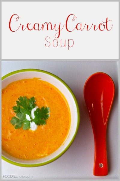 Creamy Carrot Soup | FOODIEaholic.com #summer #soup #chilled #carrot