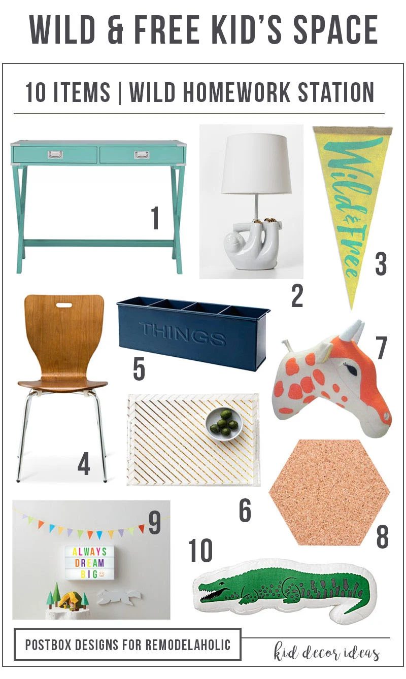 Postbox Designs: Create a Homework Station or Home Office This Back to School Season