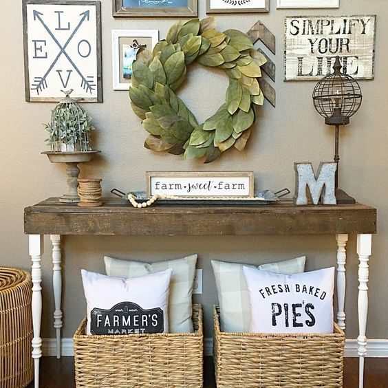 Farmhouse Family Room Mood Board by
