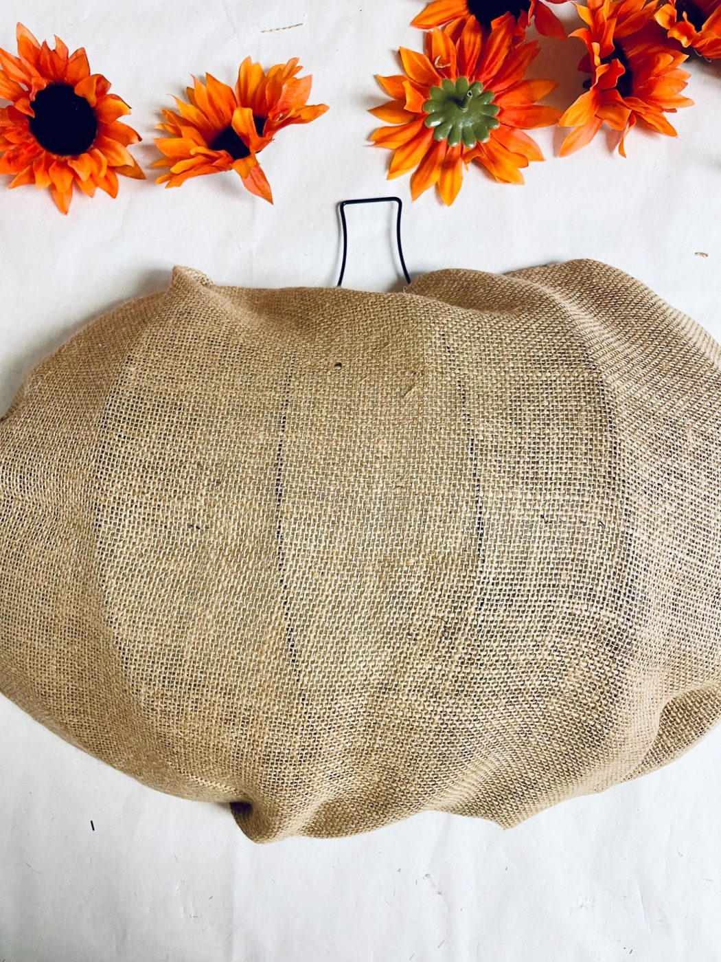 Handmade Sunflower Dollar Store Pumpkin Wreath, Bekob (4)