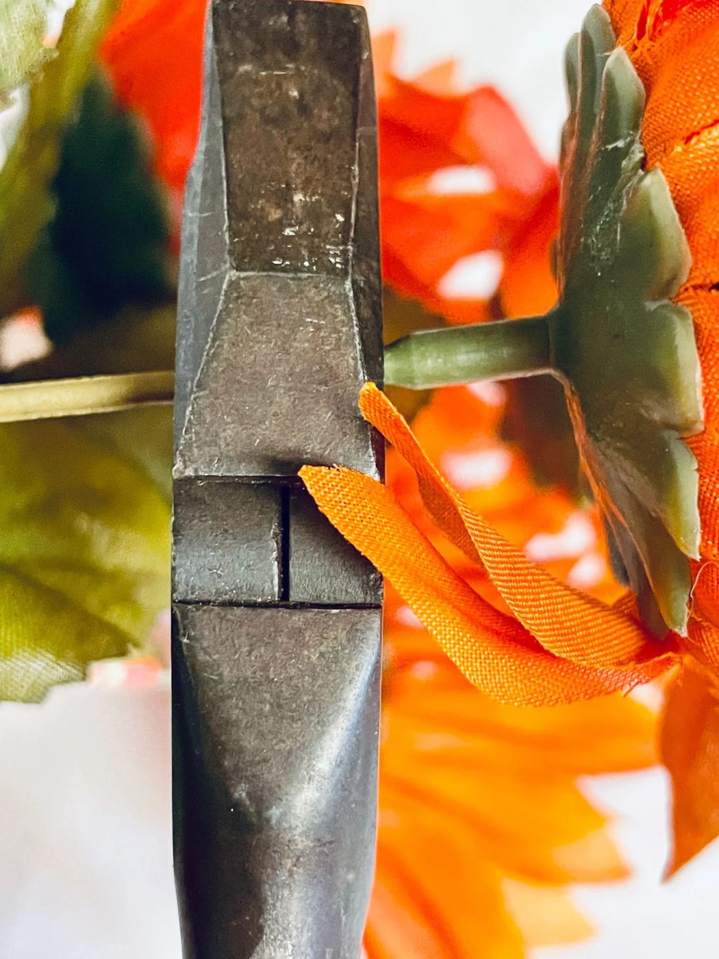 Handmade Sunflower Dollar Store Pumpkin Wreath, Bekob (7)