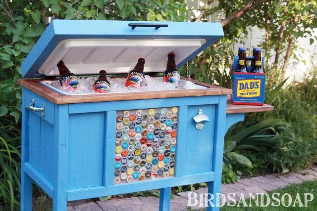 Handmade cooler box stand walkthrough by birdsandsoap