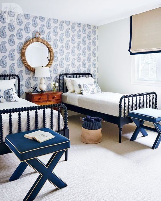 How to Create a Gender Neutral (and modest-cost Friendly) Shared Kid's Bedroom by Postbox Designs