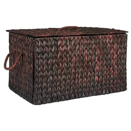 Gender Neutral Shared Kids Room Wicker Storage Trunk