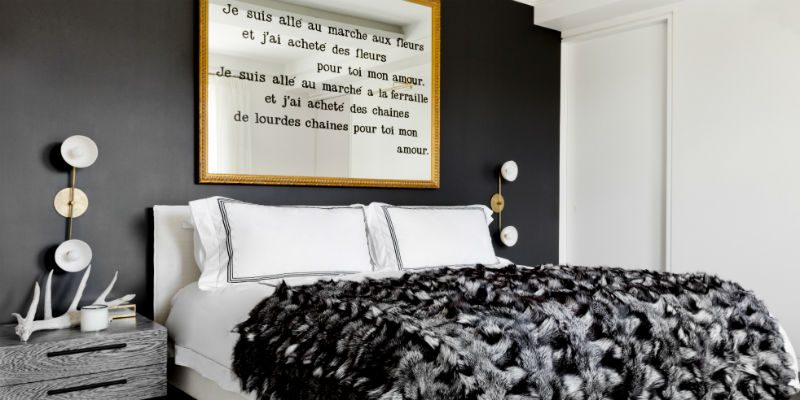 create a luxurious home with black and white decor
