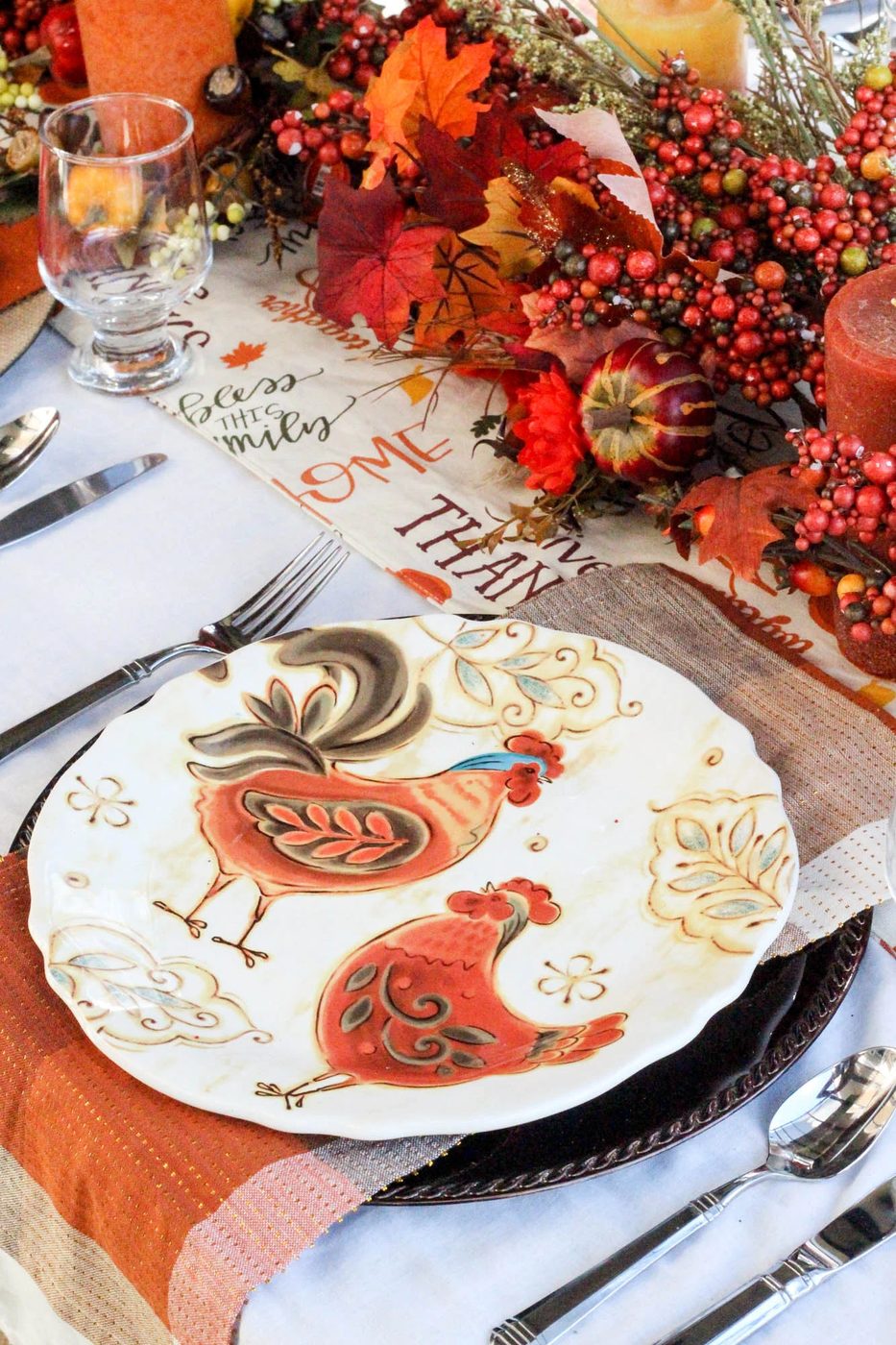 Fall Thanksgiving Tablescape option 8