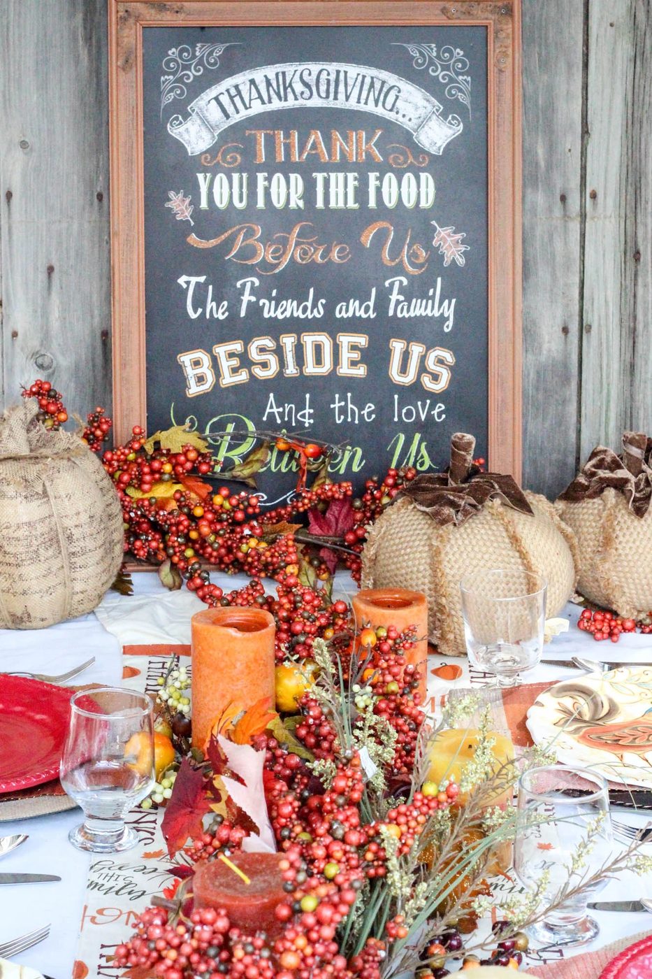 Fall Thanksgiving Tablescape option 10