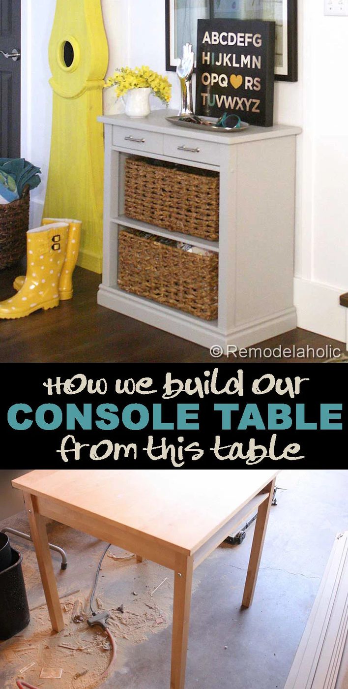 storage console table