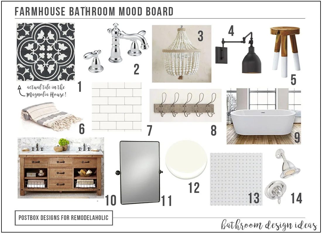 How to create a timeless farmhouse bathroom that is both Fixer Upper fashionable and classically designed | Best classic bathroom features | Best trending bathroom styles and acces
