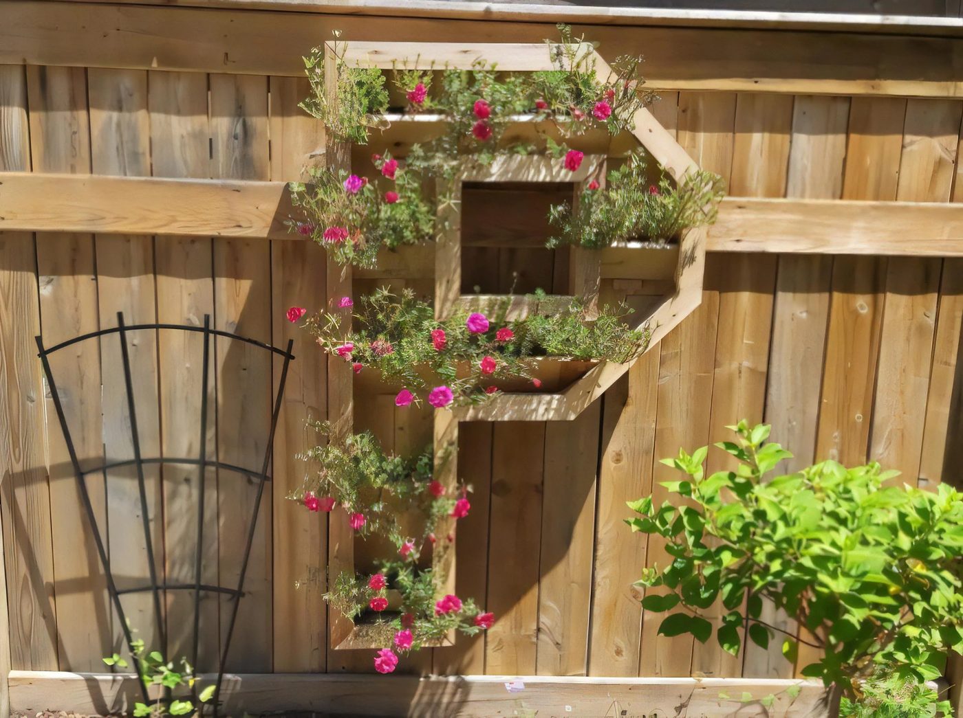 13 Wooden Monogram Letter P Planter With Flowers By John P Plans Bekob 1 597x800 034455