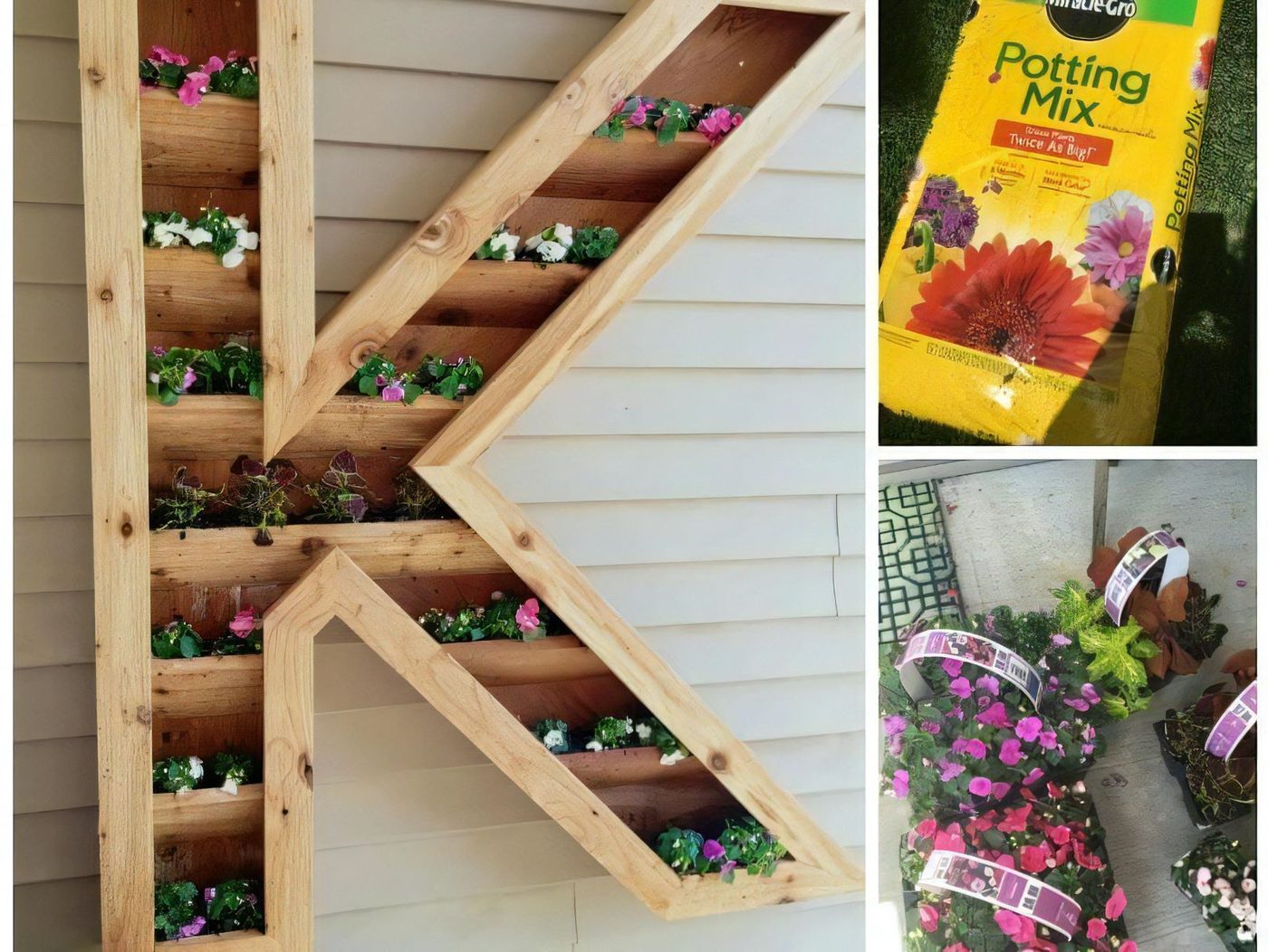 6 How To Build Your Own Large Outdoor Monogram Planter By Ellery Designs On @Bekob 1 600x600 034415