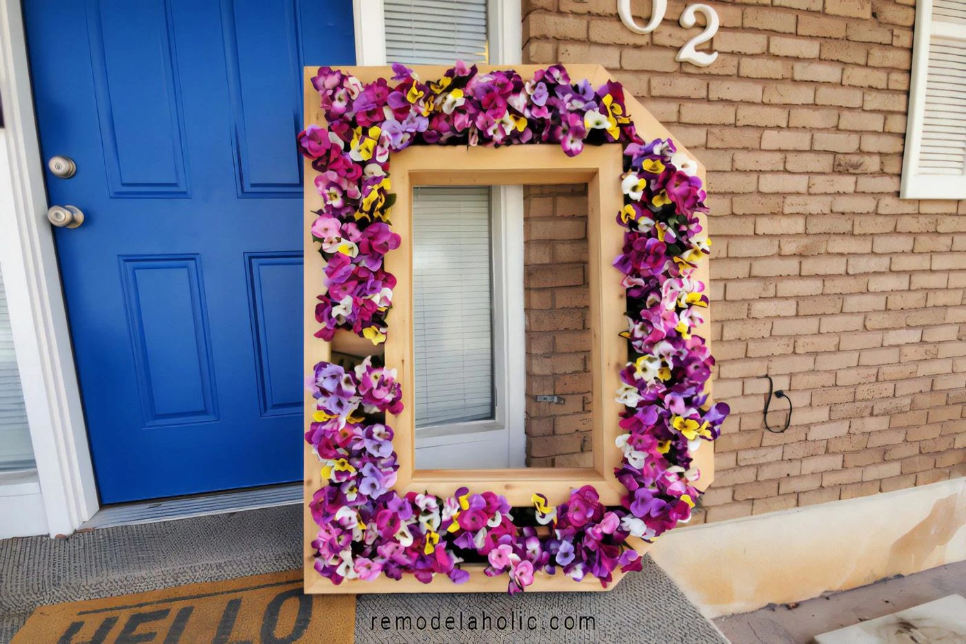 14 Letter D Cedar Monogram Planter For Flowers Bekob 034325