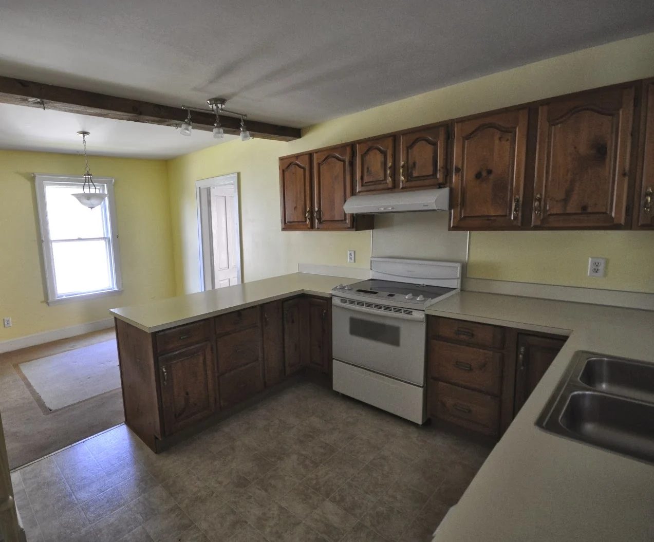 new englander kitchen update, before, SoPo Cottage featured on Bekob