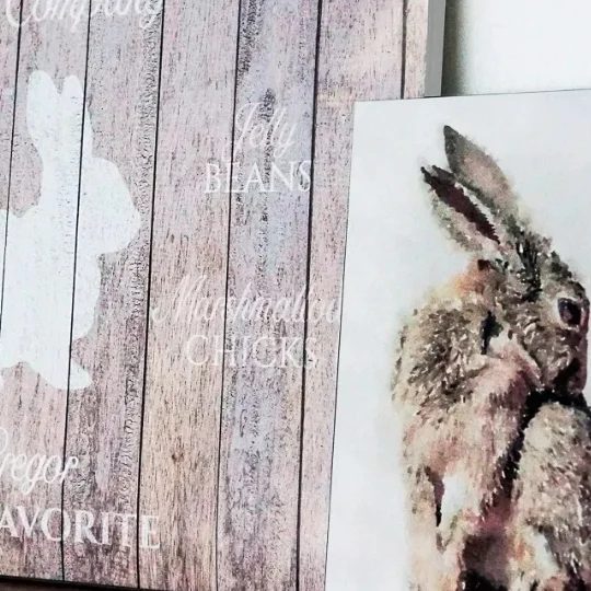 Personalized Easter Bunny Printable Set For straightforward Spring Decorating