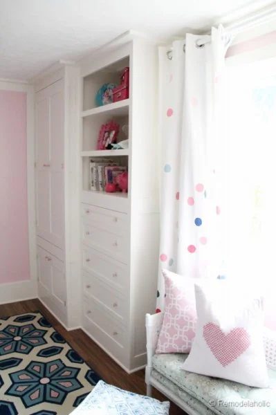 Built-in closet from wardrobe and dresser