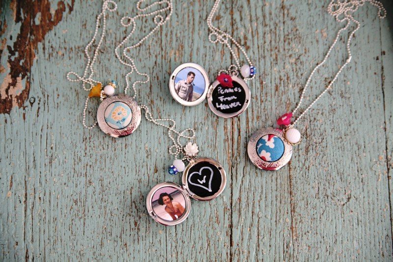 Chalkboard lockets