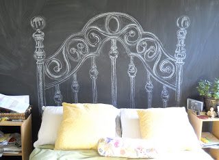 chalkboard headboard