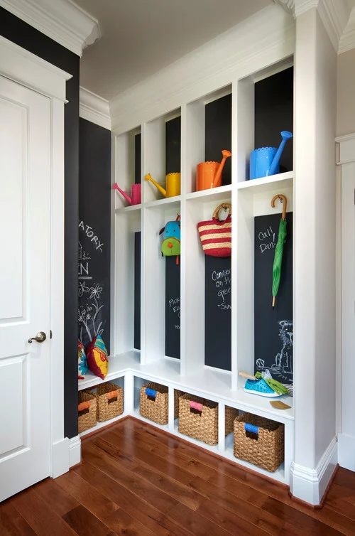 Chalkboard Mudroom Lockers
