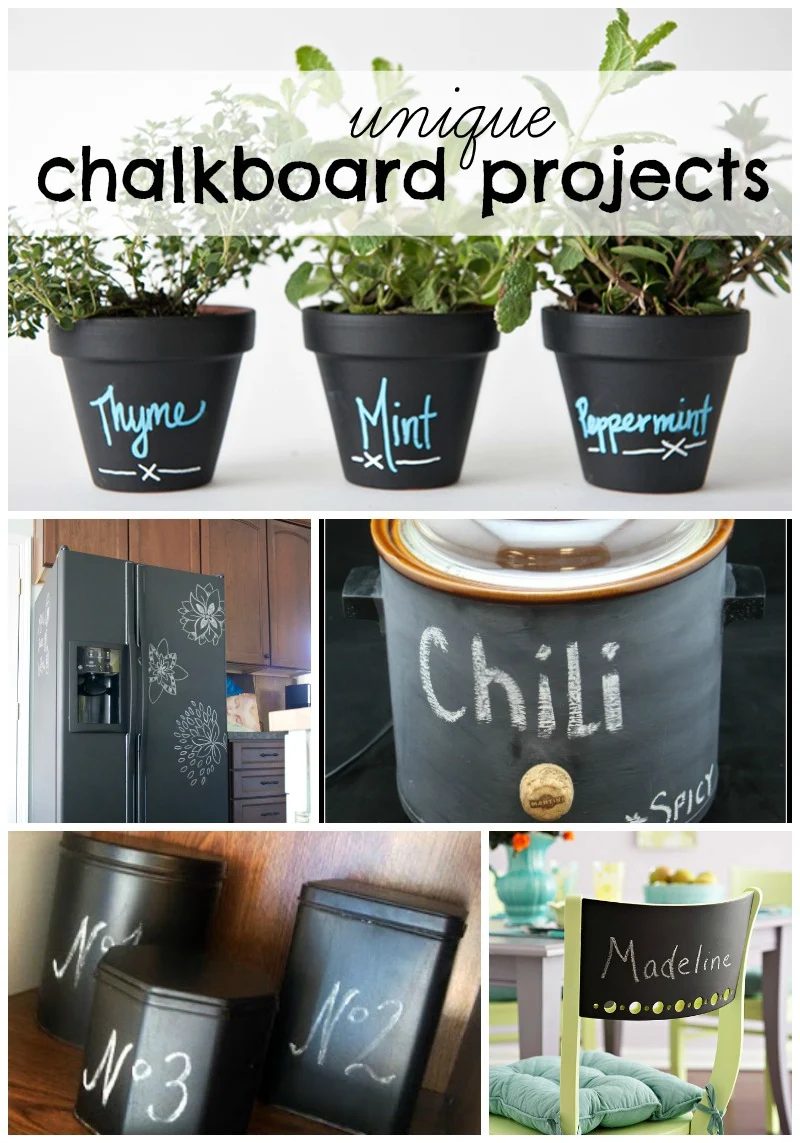 Unique Chalkboard Projects at Bekob.com
