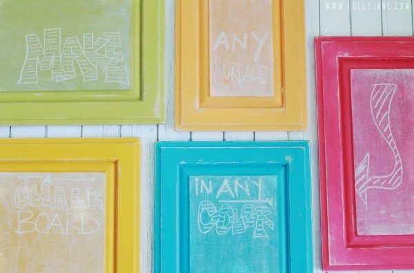 colorful chalkboards