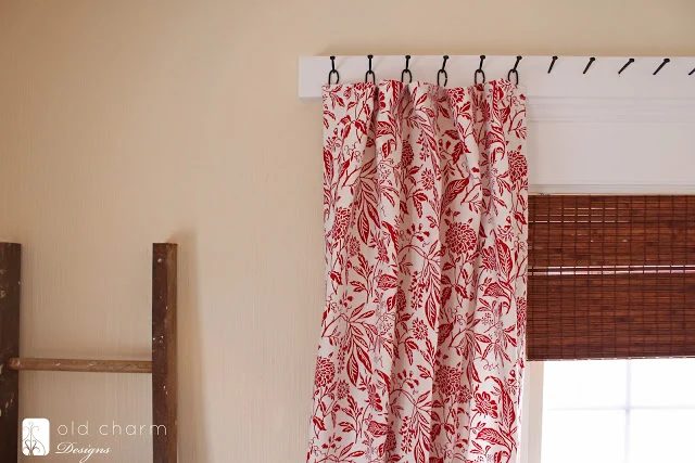 Inspired by Charm forged nail curtain rod via Bekob
