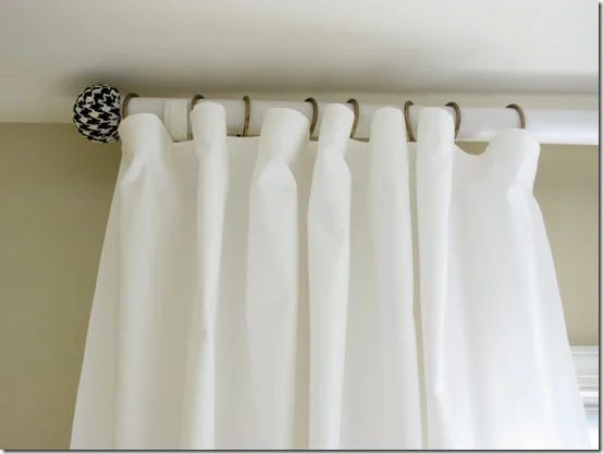 tennis ball curtain rod finial In My Own Style via Bekob