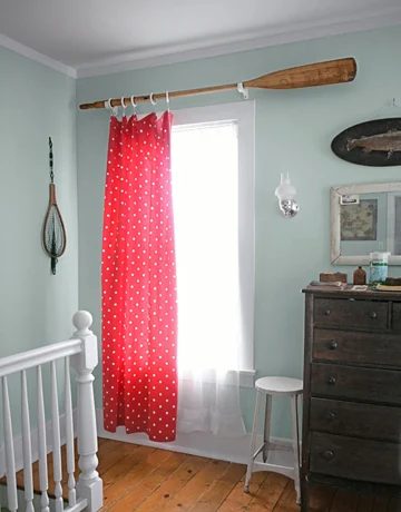 Country Living oar curtain rod via Bekob