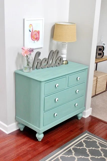 chalk paint dresser makeover Delightfully Noted