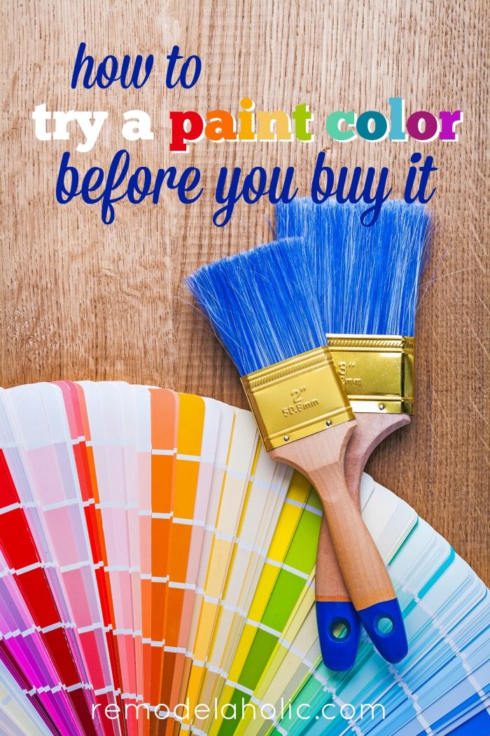 How to try a paint color before you buy it