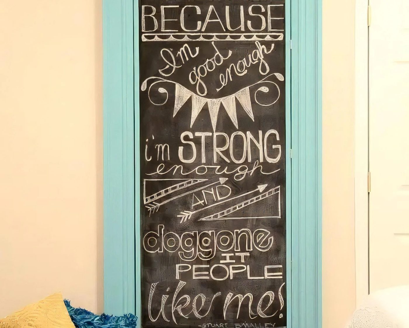 3 How To Build A Large Chunky Frame For A Chalkboard 53 1 111950