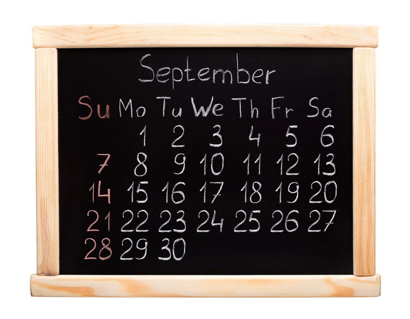 Chalkboard Calendar