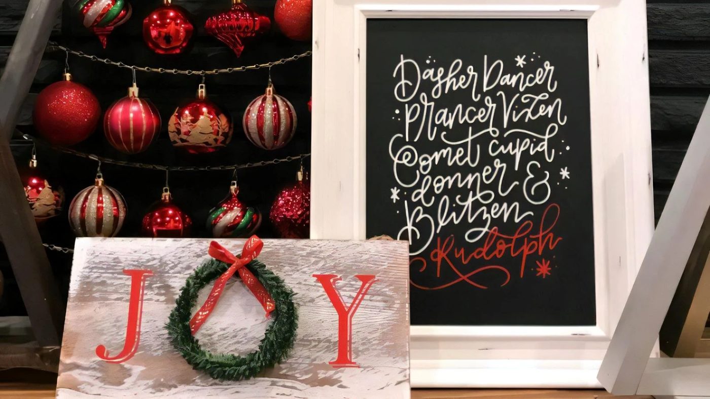 13 Easiest Handmade Chalkboard Signs For Christmas Or Redecorate And Reuse For Every Holiday Bekob1 112020
